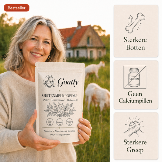 Goatly Geitenmelkpoeder voor Sterke Botten 50+